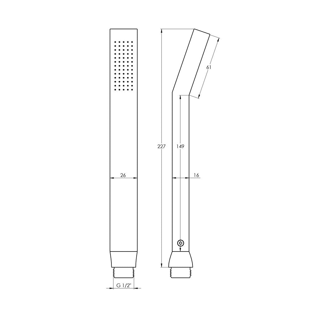 Treos Metall-Handbrause Serie 175