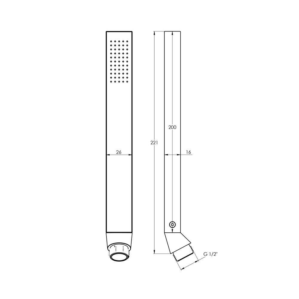 Treos Metall-Handbrause Serie 175